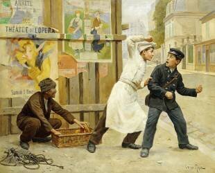 The Diversion (Paul Charles Chocarne-Moreau) - Muzeo.com