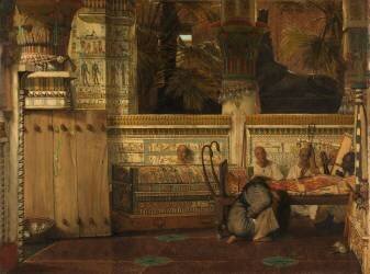 The Egyptian Widow (Lawrence Alma-Tadema) - Muzeo.com