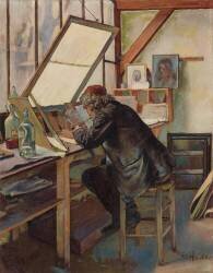 The Engraver (Ferdinand Hodler) - Muzeo.com