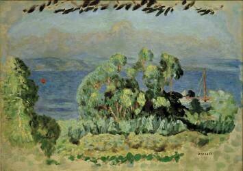 The Eucalyptus Trees (Pierre Bonnard) - Muzeo.com