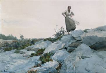 The Faggot Gatherer (Winslow Homer) - Muzeo.com