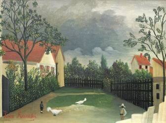 The Farm Yard (Henri Rousseau) - Muzeo.com