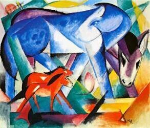 The First Animals (Franz Marc) - Muzeo.com