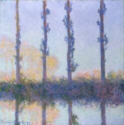 The Four Trees (Claude Monet) - Muzeo.com