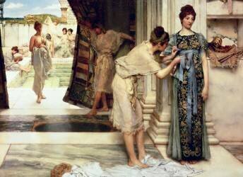 The Frigidarium (Lawrence Alma-Tadema) - Muzeo.com
