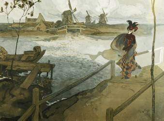 The Gale (Georges de Feure) - Muzeo.com