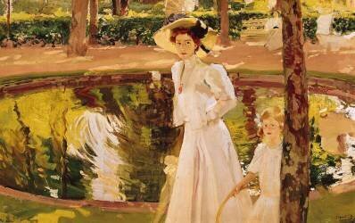 The Garden (Joaquin Sorolla y Bastida) - Muzeo.com