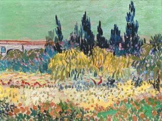 The Garden at Arles (Vincent van Gogh) - Muzeo.com