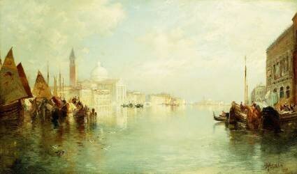 The Grand Canal (Thomas Moran) - Muzeo.com