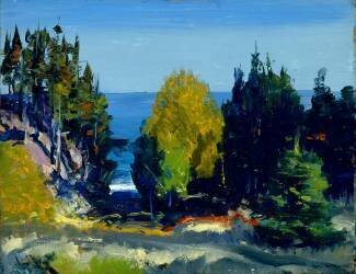The Grove - Monhegan (George Wesley Bellows) - Muzeo.com
