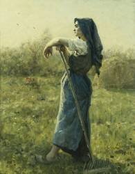 The Harvester (Jules Breton) - Muzeo.com