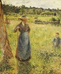 The Haymaker (Camille Pissarro) - Muzeo.com