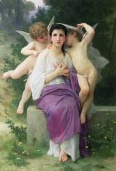 The Heart's Awakening (William Bouguereau) - Muzeo.com