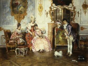 The Interrupted Proposal (Leopold Schmutzler) - Muzeo.com