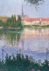 The Island at Lucas near Les Andelys (Paul Signac) - Muzeo.com