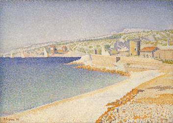 The Jetty at Cassis (Paul Signac) - Muzeo.com
