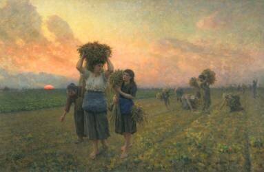 The Last Gleanings (Jules Breton) - Muzeo.com