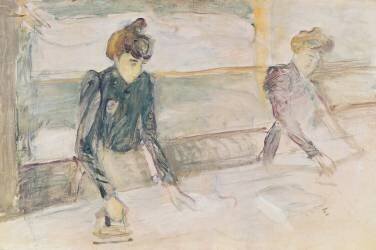 The Laundresses (Henri de Toulouse-Lautrec) - Muzeo.com