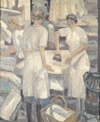 The laundresses (Jean-Emile Laboureur) - Muzeo.com