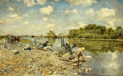 The Laundry (Giovanni Boldini) - Muzeo.com