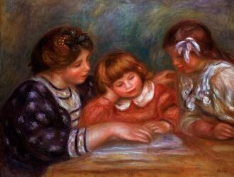 The Lesson (Auguste Renoir) - Muzeo.com