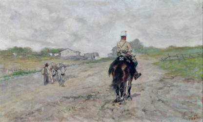 The Light Cavalryman (Giovanni Fattori) - Muzeo.com