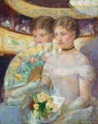The Loge (Mary Cassatt) - Muzeo.com