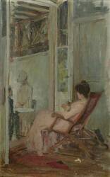 The Loggia (John William Waterhouse) - Muzeo.com