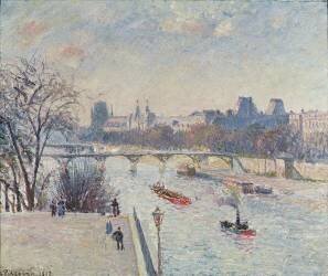 The Louvre (Camille Pissarro) - Muzeo.com