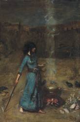 The Magic Circle (John William Waterhouse) - Muzeo.com