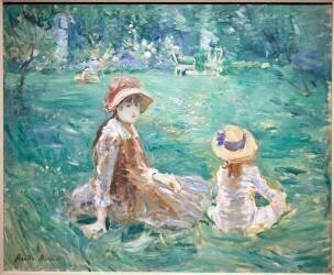 The Maurecourt Garden (Berthe Morisot) - Muzeo.com