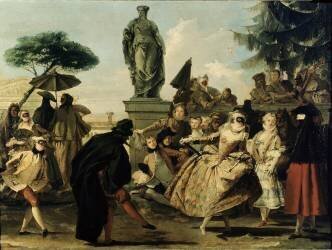 The Menuet (Giandomenico Tiepolo) - Muzeo.com