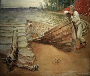 The moaning boat (Akseli Gallen-Kallela) - Muzeo.com