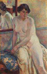 The Model's Rest (Theo van Rysselberghe) - Muzeo.com
