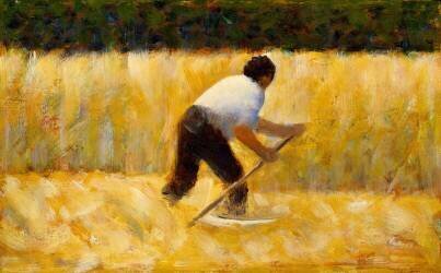 The Mower (Georges Seurat) - Muzeo.com