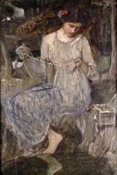 The Necklace (John William Waterhouse) - Muzeo.com