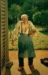 The old gardener (Emile Claus) - Muzeo.com