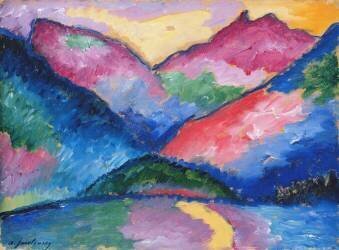 The Oy Valley (Alexej von Jawlensky) - Muzeo.com