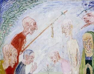 The Pilgrims (James Ensor) - Muzeo.com