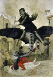 The plague (Arnold Böcklin) - Muzeo.com