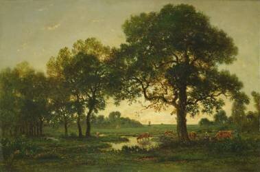 The Pond Oaks (Théodore Rousseau) - Muzeo.com