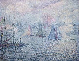 The Port of Rotterdam or The Fumes (Paul Signac) - Muzeo.com
