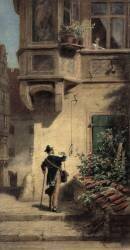 The Postman (Carl Spitzweg) - Muzeo.com
