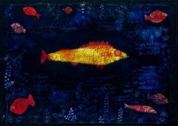 The Red Fish (Paul Klee) - Muzeo.com