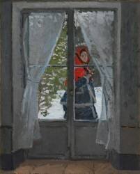 The Red Kerchief (Claude Monet) - Muzeo.com