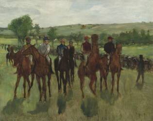 The Riders (Edgar Degas) - Muzeo.com