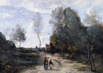 The Road (Jean-Baptiste Camille Corot) - Muzeo.com