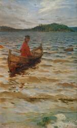 The rower (Akseli Gallen-Kallela) - Muzeo.com