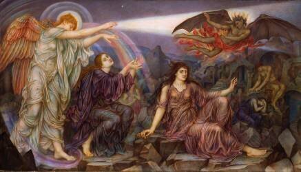 The Searchlight (Evelyn de Morgan) - Muzeo.com