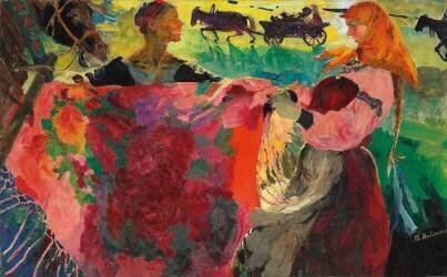 The Shawl Seller (Philippe  Maliavine) - Muzeo.com